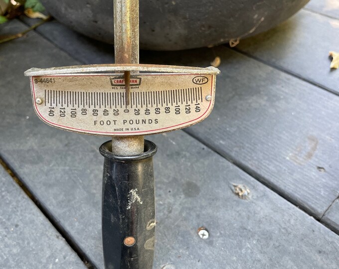 Vintage Craftsman Torque Wrench Bar 1/2 Drive944641 WF Etsy