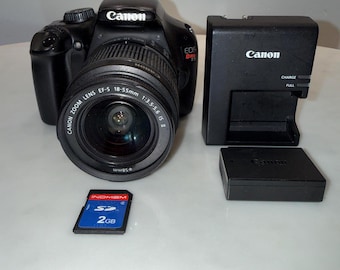 Canon EOS Rebel T3 1100D 12.2MP Digital SLR 18-55mm lens  Kit Tested READ