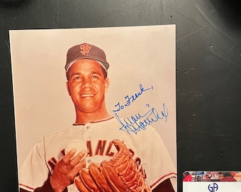 Autographed Juan Marichal Giants 8x10 Photo Global Authentics GV 9366950 COA