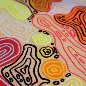 Abstract Expressionist Landscape Painting - Original Artwork - Line Design - Modern Art on Canvas - Investment Grade