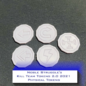 Noble&#39;s Kill Team Token Sets Physical