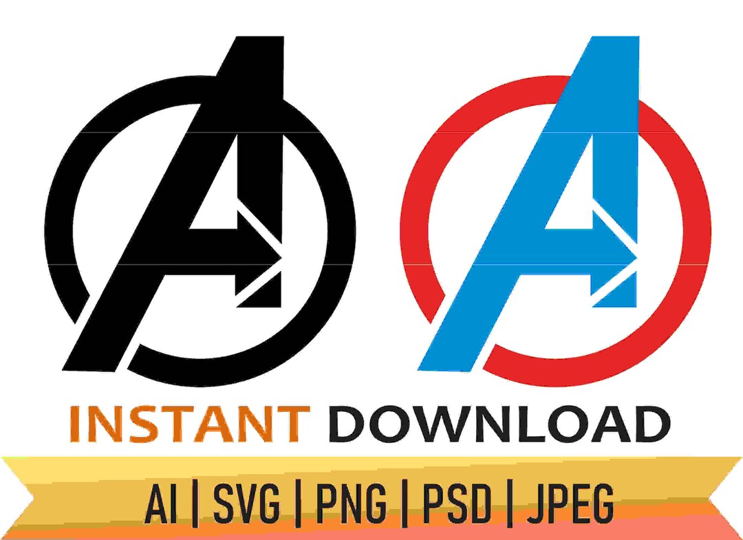 Instant Download Avengers Svg Avengers Svg Clipart - Etsy