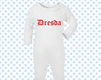 DRESDA TRITON Moto motard Superbikes classiques MotoGP Combi-short pour bébé grandir, cadeau de pyjama - Nouveau-né/0-3 m/3-6 m/6-12 m - 18 couleurs