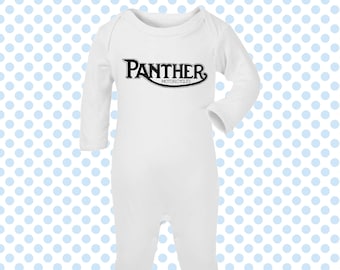 PANTHER Motorcycle Biker Motorbike Classic Superbikes MotoGP Baby Grow ROMPER Sleep Suit Gift-Newborn/0-3m/3-6m/6-12m-18 colours-100% Cotton