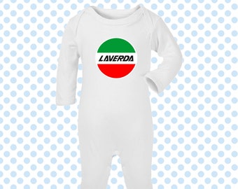 LAVERDA Motorcycle Biker Motorbike Classic Superbikes MotoGP Baby Grow ROMPER Sleep Suit Gift-Newborn/0-3m/3-6m/6-12m-18 colours-100% Cotton