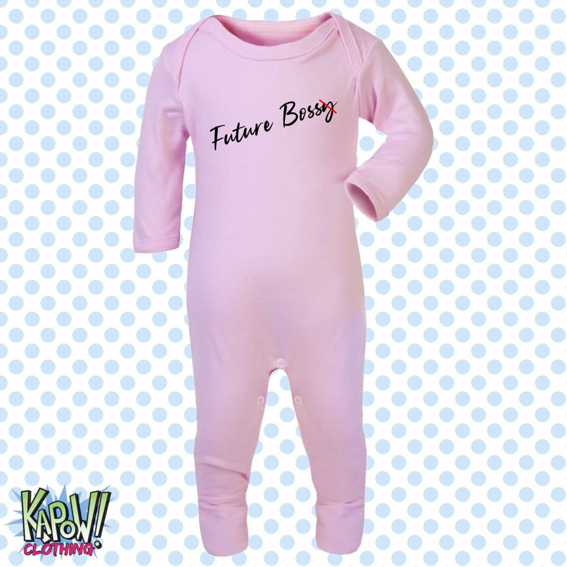 Pelele de bebé personalizado, traje de dormir, regalo todo en uno, recién nacido, 0-3 meses, 3-6 meses, 6-12 meses. Elige tu propio texto, logotipo o foto. 10 colores. Algodón. imagen 4