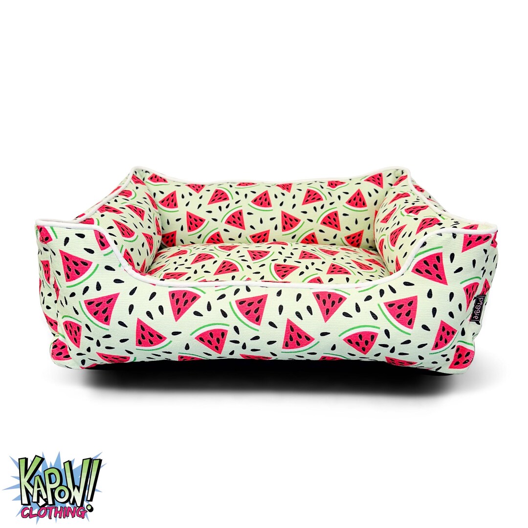 Sunny Yellow Luxe Corduroy Dog Sleeper Bed main image 0
