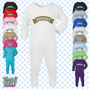 VINCENT Motorcycle Biker Motorbike Classic Superbikes MotoGP Baby Grow ROMPER Sleep Suit Gift-Newborn/0-3m/3-6m/6-12m-15 colours-100% Cotton