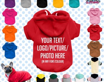 Personalized Dog's Cloth Dog's Hoody Cotton Hoody Personalized Dog's Cloth Dog's Hoody Cotton Hoody