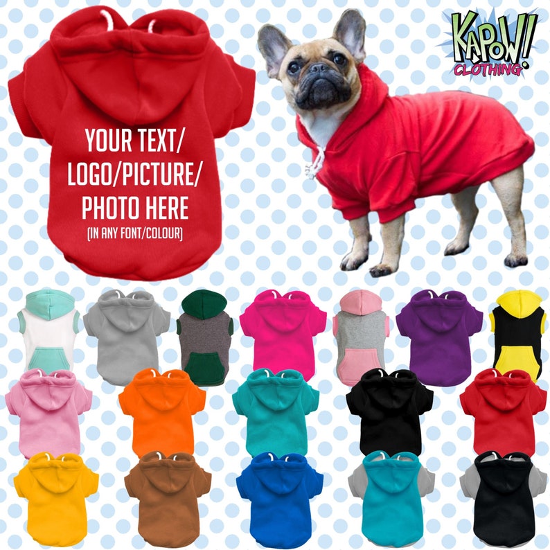 customized dog clothing