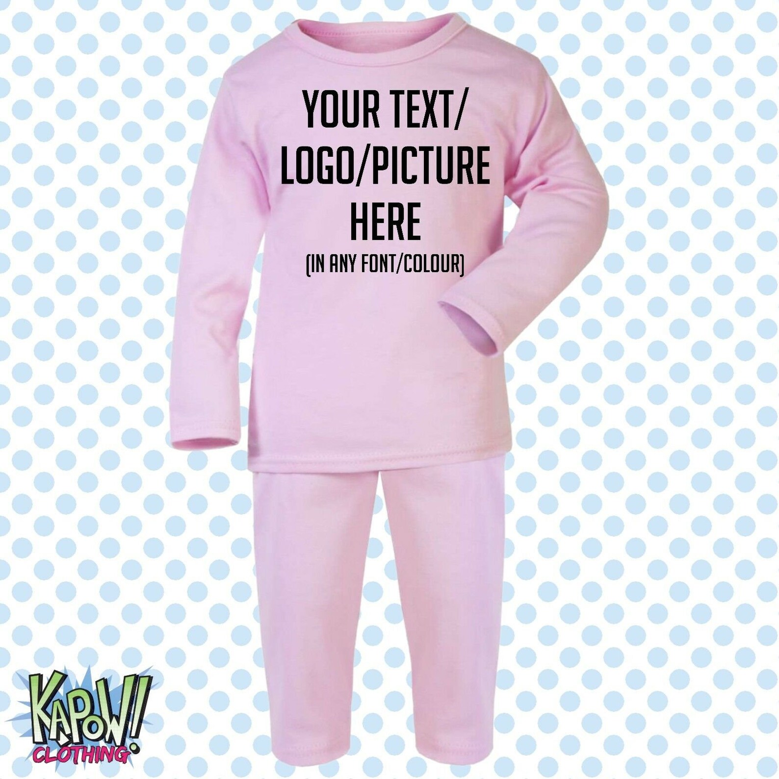 Custom Personalised Baby Pyjamas Pjs Sleep Nightwear Gift Etsy UK