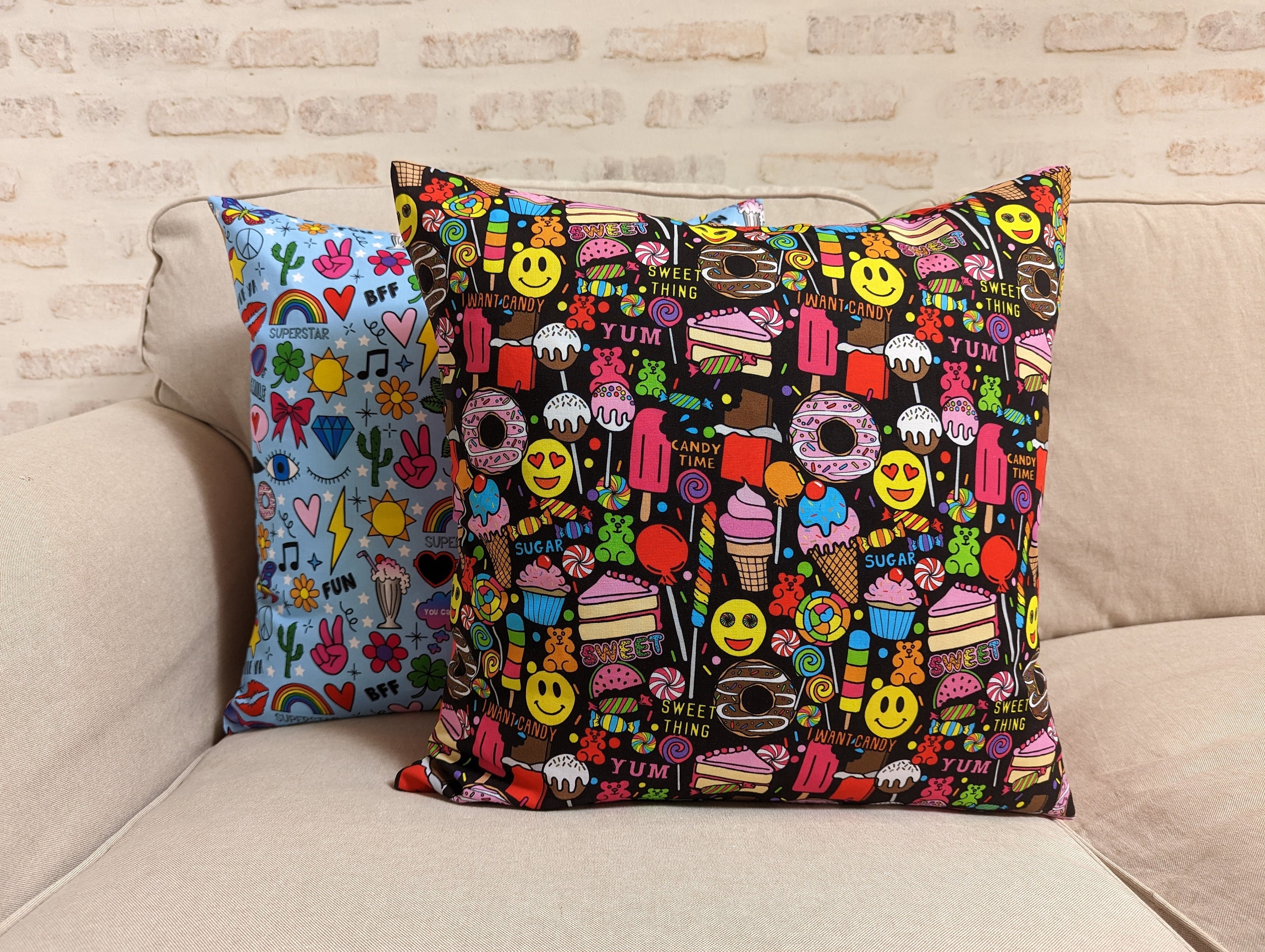 Emoji Unicorn Pillow