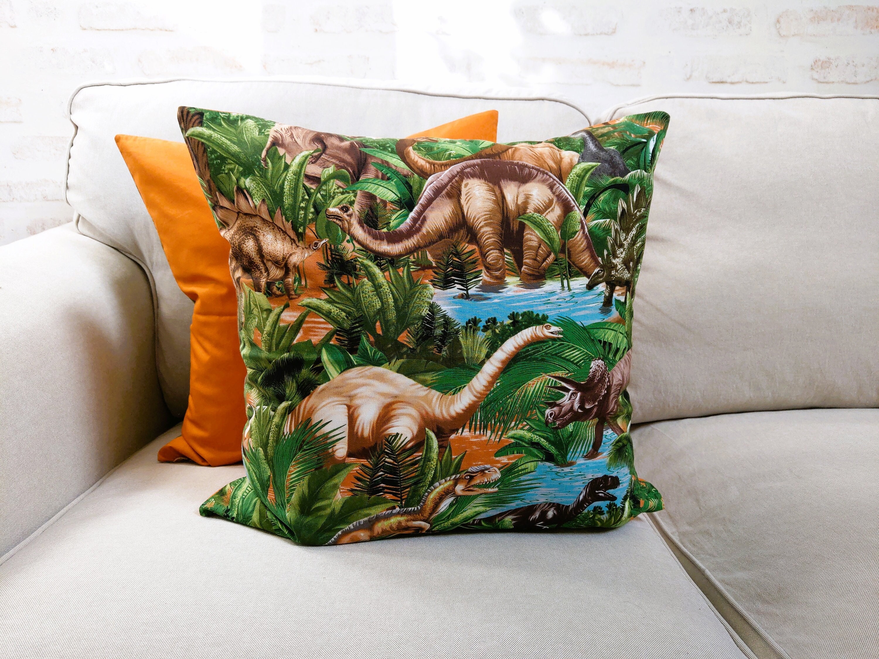 Housse de Coussin Dino