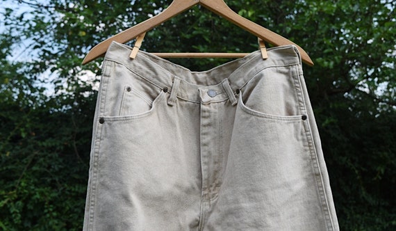 Vintage Tan Wrangler Mom Jeans, Vintage Denim, Wo… - image 7