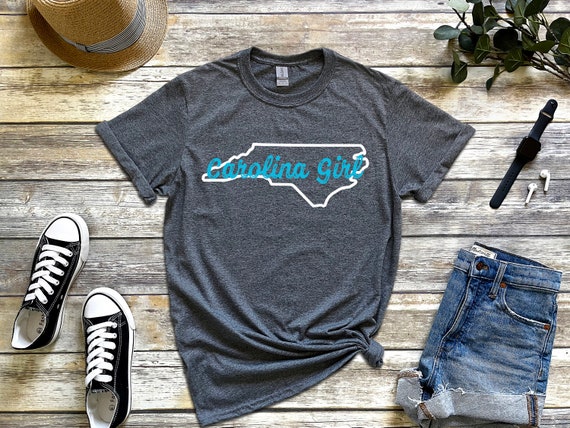 Carolina Girl T-shirt, North Carolina Women's Shirt, NC T-shirt, Ladies  North Carolina Shirt - Etsy