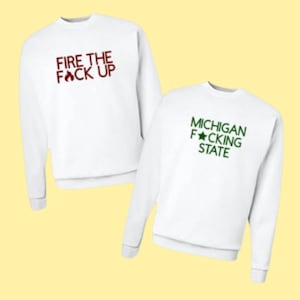 CUSTOM university crewneck sweatshirt custom college apparel custom college sweatshirt tailgate outfit tailgate clothes college shirts