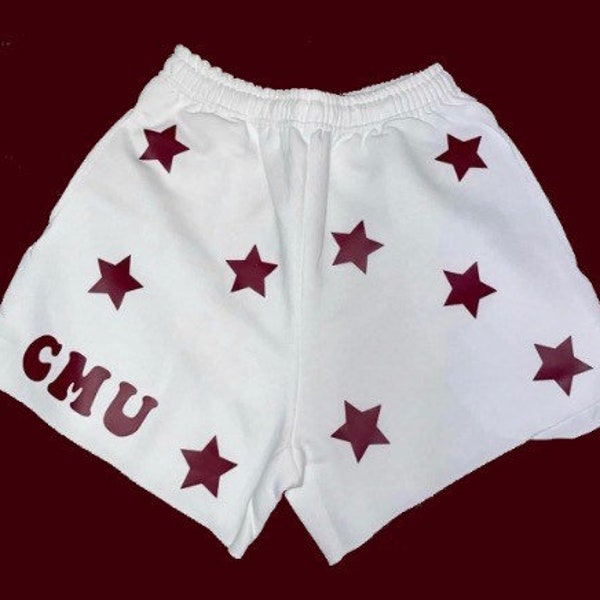 CUSTOM university sweatshorts highwaisted college sweat short sweatpants custom sweatpants custom college apparel game day outfit