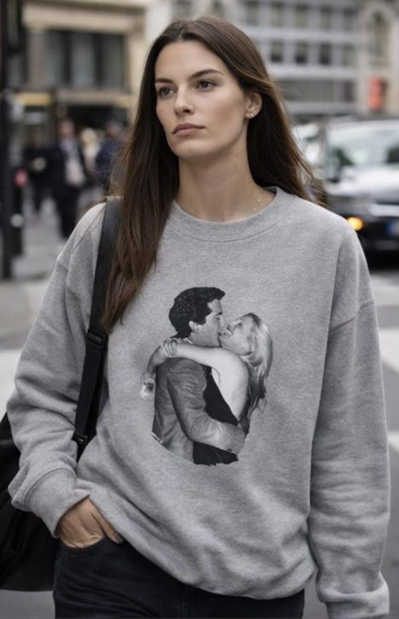 Carolyn Bessette Kennedy Jfk Jr Couple Sweatshirt 90s Minimalist 