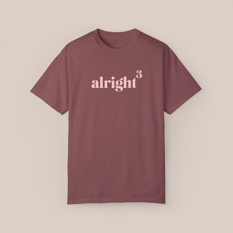 alright, alright, alright tee in red, matthew mcconaughey, austin, texas t-shirt