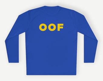 OOF Long Sleeve T-Shirt: Ed Ruscha Inspired Pop Art Tee