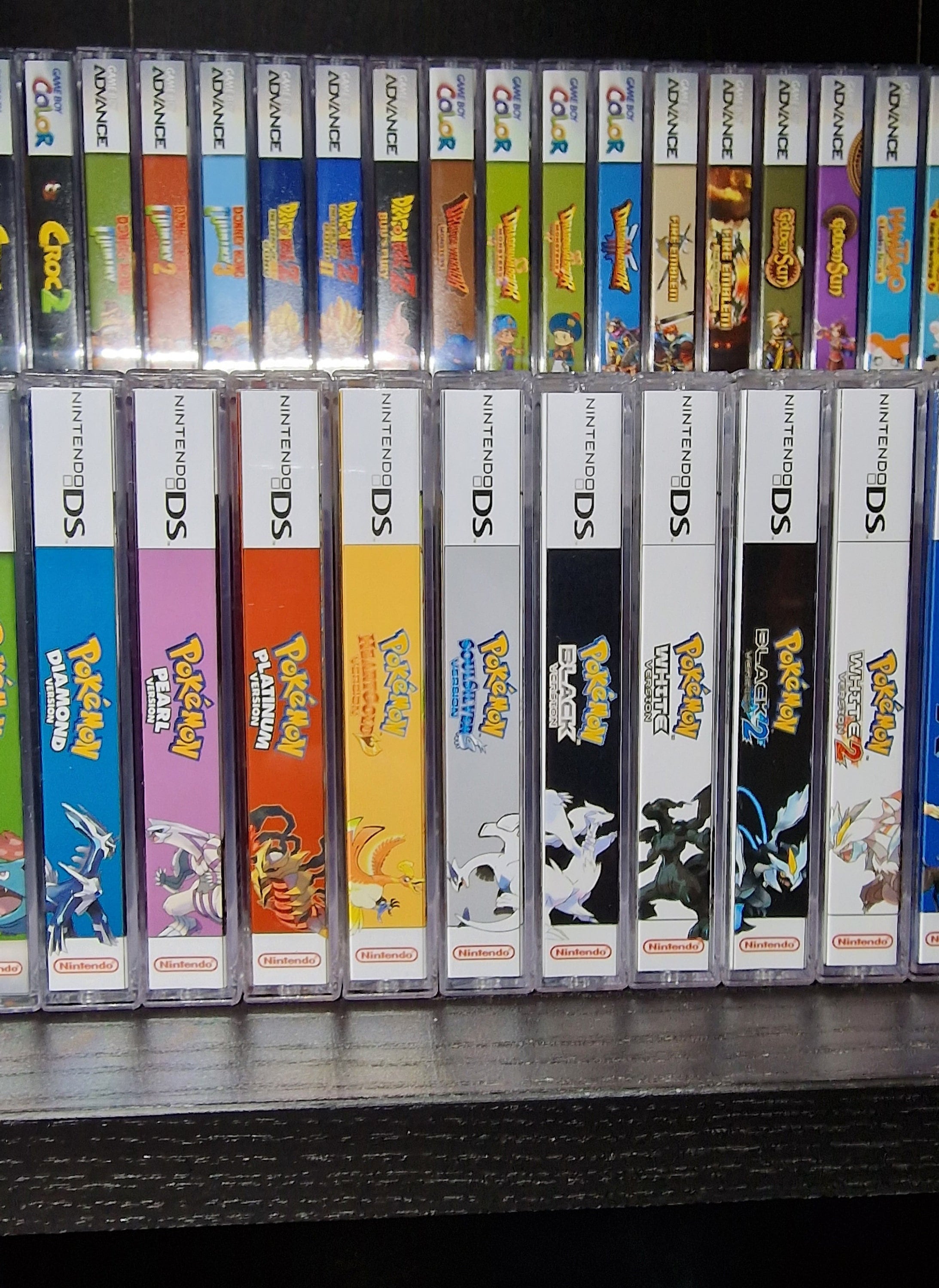 Listing for all 9 Pokemon DS Game Cases from Diamond to White 2 (see other  listing for 3DS)