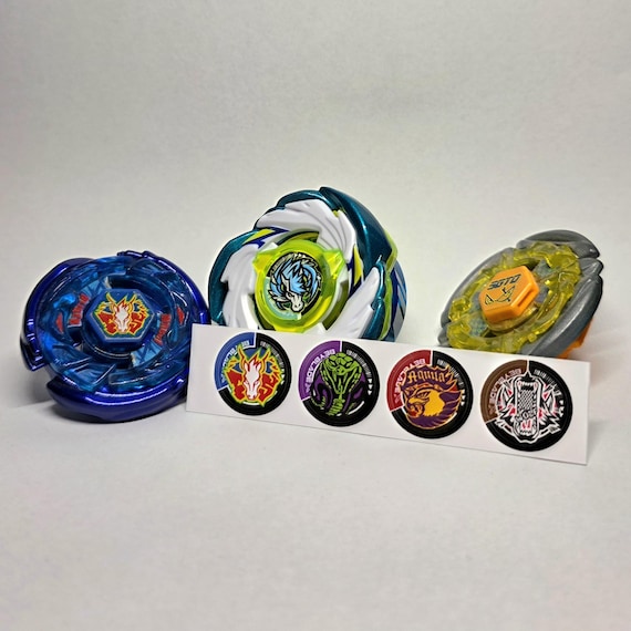 Beyblade X Retro MFB Stickers - Etsy
