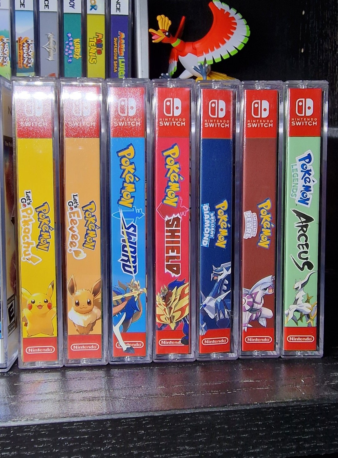 Listing for All 9 Pokemon Switch Cassette Cases - Etsy