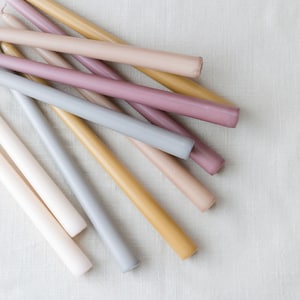 Pastel Taper Candles | 12&quot; Candlesticks | Sets 2