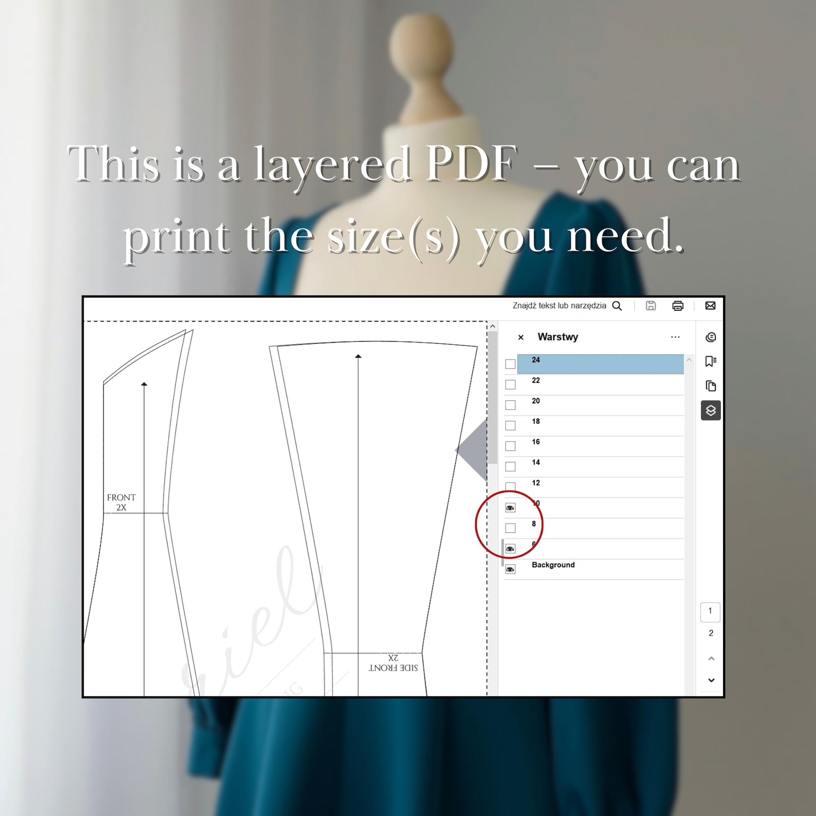 PDF Dress Sewing Pattern | Easy Sewing Pattern for Women | Mini Dress ...