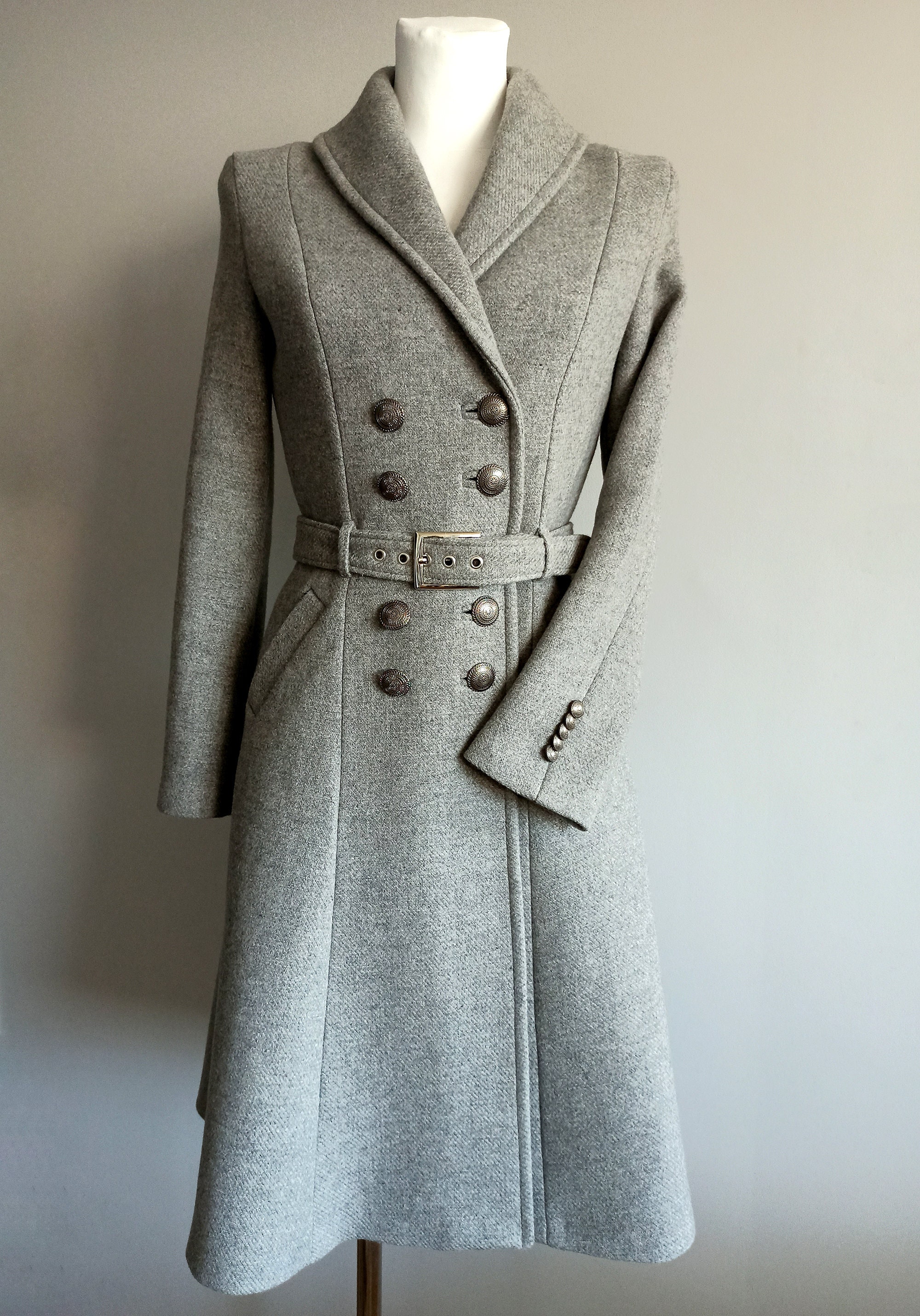PDF Coat Pattern Woman Winter Coat Sewing Pattern Wool Coat - Etsy