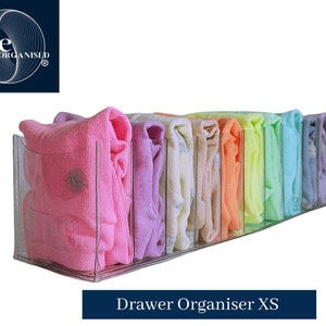 4/8 Grids Clear Acrylic Organizer Underwear Socks Drawer Storage