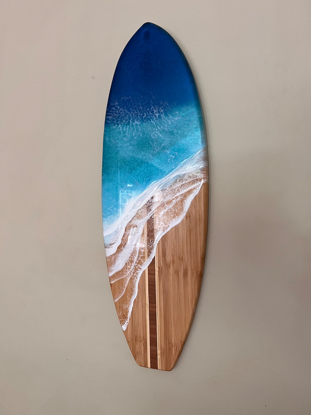 Ocean Wave Surfboard Wall Art Etsy — free download