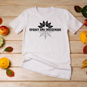 Spooky and Indigenous Halloween Design Png, halloween SVG, spooky and indigenous SVG, fall Shirt Png, fall shirt Png, fall shirt jpg