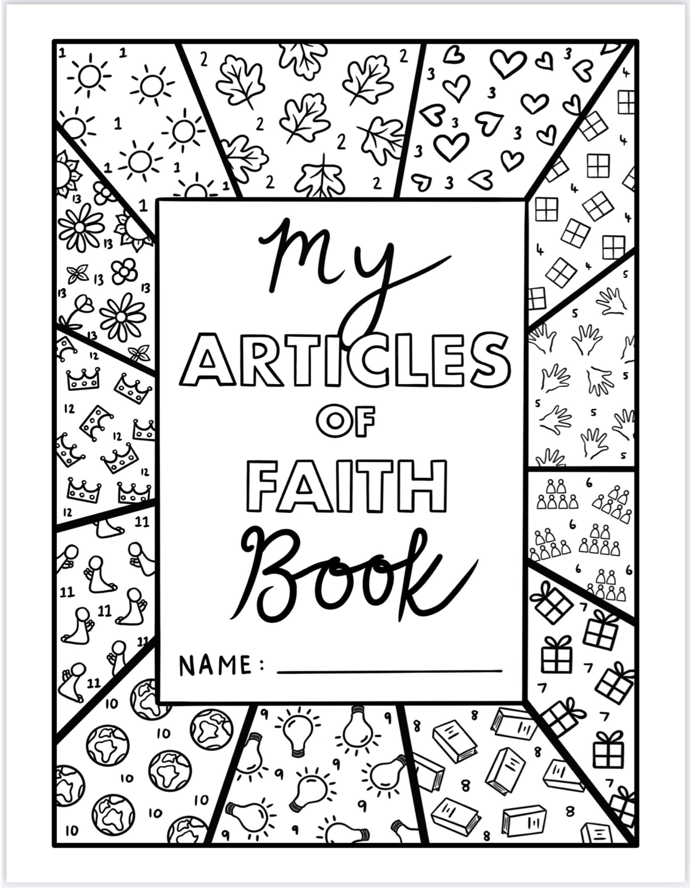 articles-of-faith-cover-coloring-page-printable-pdf-etsy