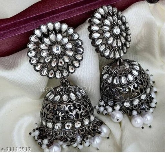 Big round jhumkas deals
