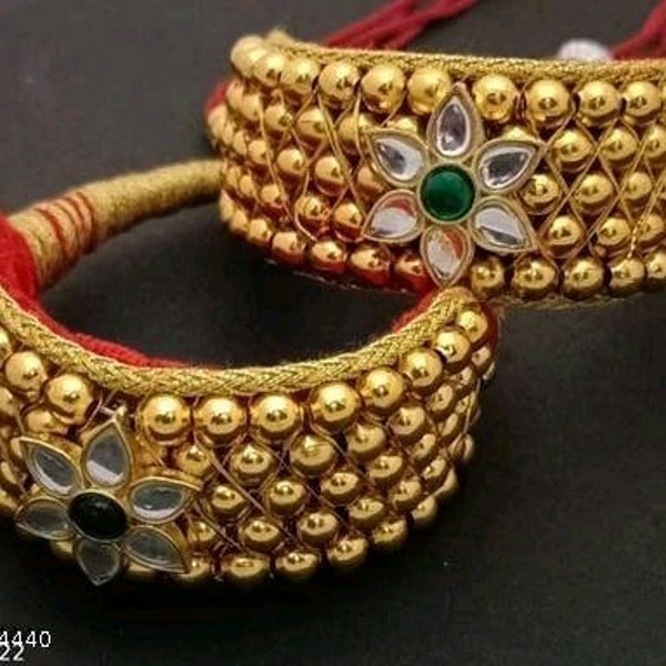 Indian Jewelry Rajputana Rajwadi Bajuband/Bajuband/Arnband/Arm cuff/Gold Plated Rajasthan ethnic Jewellery/Gift for her/Bridal Jewelry