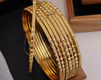 Indian Traditional Gold Jewellery Bangles Bridal ,Party,Function Each Design Sets /golden bangles/new arrival/new look bracelets