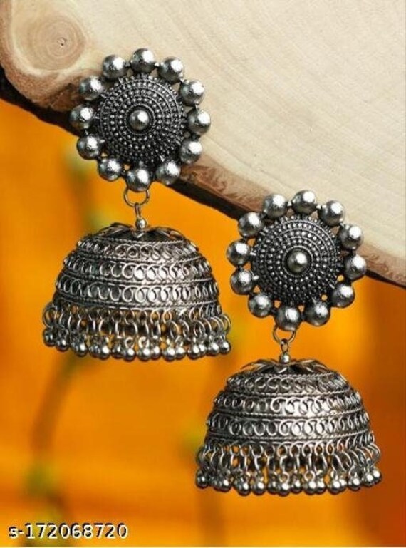 Artificial sale jhumka earrings