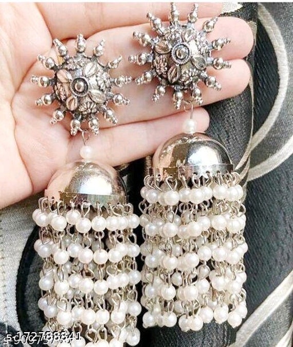 AD Bali Jhumkas / Diamond Jhumkas / Indian Earrings/ Sabyasachi Jewelry /  Diamond Earrings - Etsy