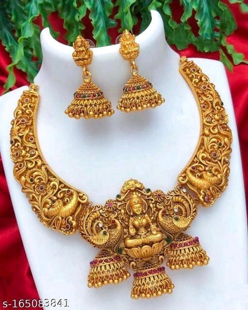 Temple design 2024 gold necklace
