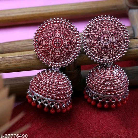 Buy Gold Plated Kundan Polki Jaali Earrings by Heer-House Of Jewellery  Online at Aza Fashions.