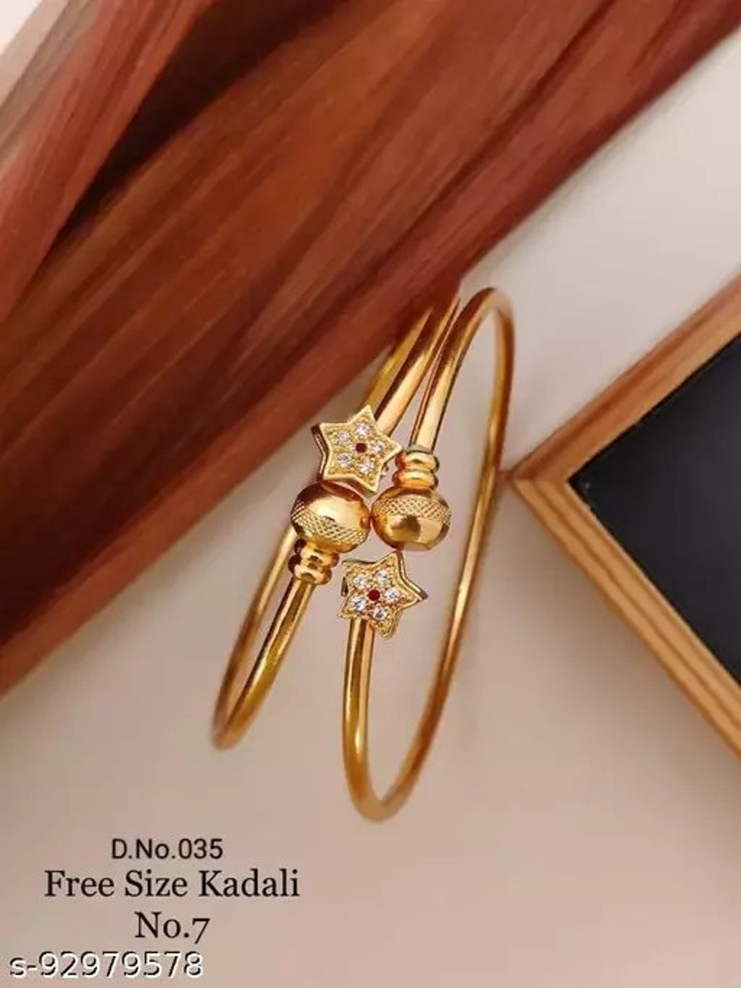 Indian Traditional Gold Indian Bangles Bracelet Set/handmade Bangles