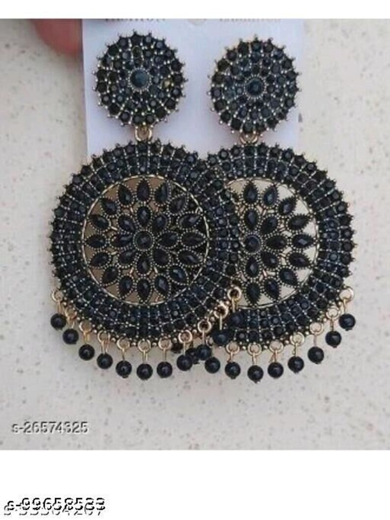 Ethnic earrings for saree Clearance