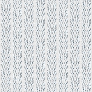 NUR MUSTER Fischgrät-Tapete Tapete für Jungenzimmer Tapete Kinderzimmer Marineblau Baby-Jungen-Dekor Marineblau und Grau