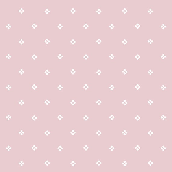 Tapete für Mädchenzimmer Rosa Tapete mit weißen Punkten Mädchen