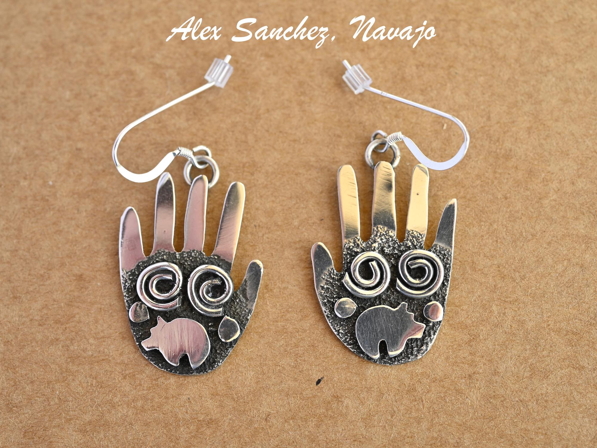 Navajo Bear Earrings - Etsy