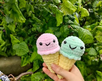 Amigurumi little icecream crochet pattern