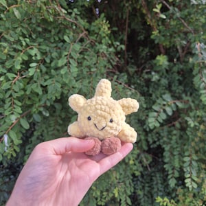 Crochet mini sun friend pdf pattern