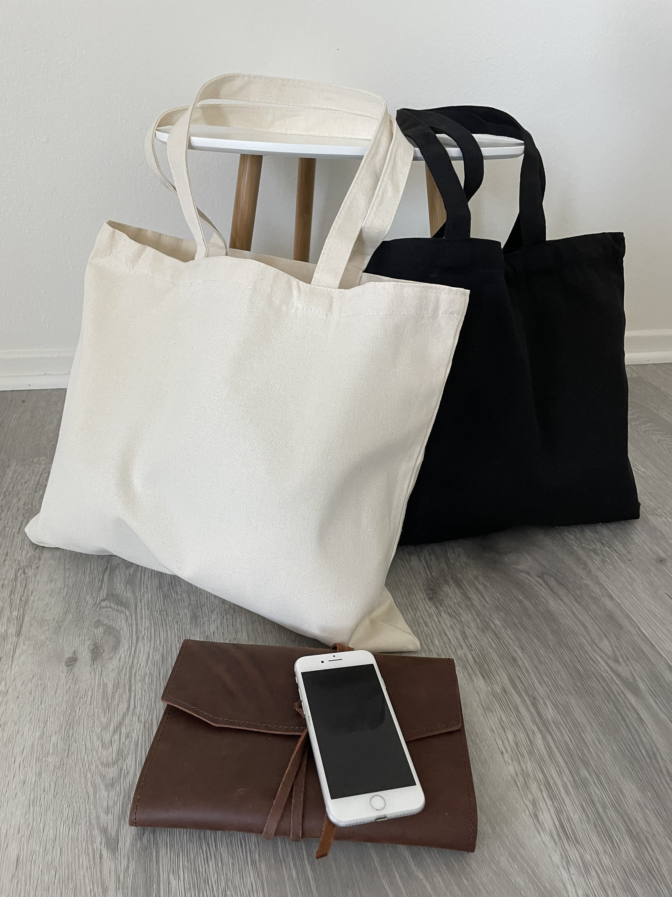Black tote bags for school sale