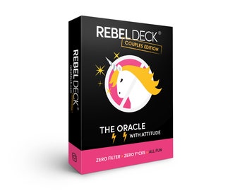 Rebel Deck Couples Edition – Funny Oracle Cards for Relationships, Real Talk, Love, Date Nights, Self-Discovery, and Spiritual Gifts